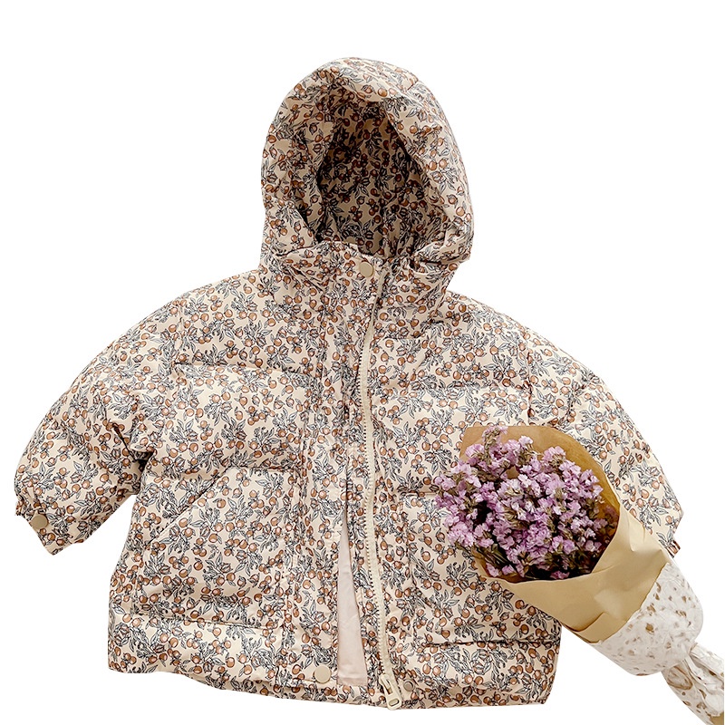 Áo Khoác Mùa Đông Phong Cách Hàn Quốc 2023 Dễ Thương Cho Bé Gái