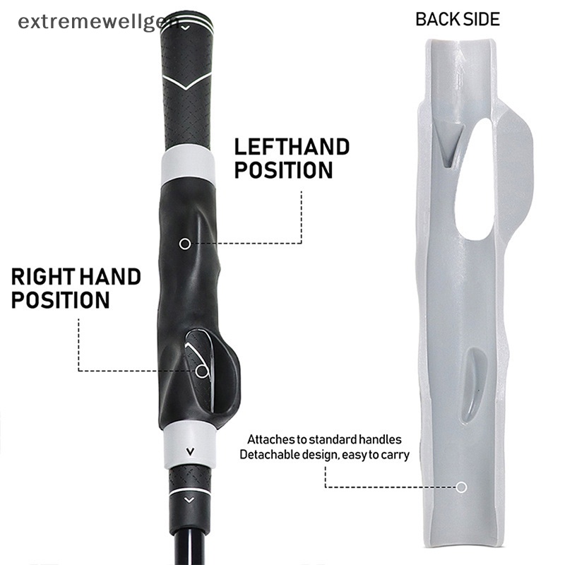 Golf grip trainer phần đính kèm golf swing trainer ngoài trời cho người mới bắt đầu căn chỉnh cử chỉ hỗ trợ đào tạo chính xác grip aid llf
