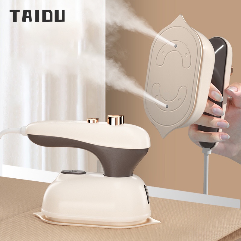 TAIDU Bàn ủi điện Máy hấp quần áo cầm tay phun kép xoay được