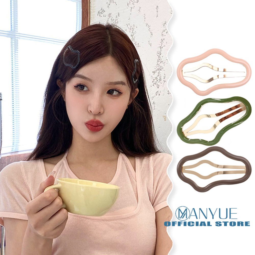Kẹp tóc mái MANYUE bên hông đầu hình đám mây