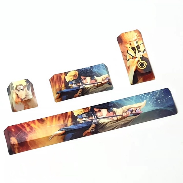 Bộ 4 Vỏ Bọc Bàn Phím Cơ In Hình naruto Uz
