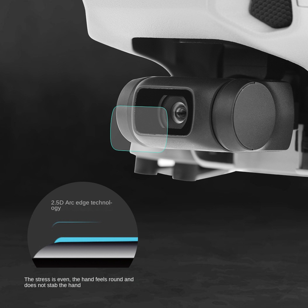 Brdrc thích hợp cho dji mavic mini / se tempered film mini2 lens protection film scratch-resistant phụ kiện