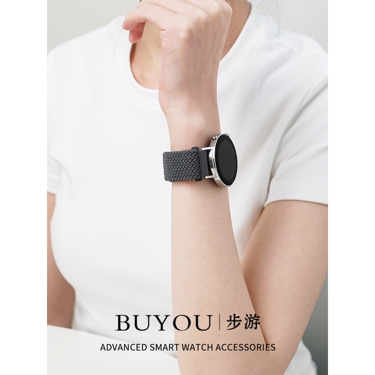 Thích hợp cho samsung galaxy watch 6 4 4 43mm 47mm 40mm 44mm dây đeo nylon dệt thích hợp cho hoạt động 2 3 dây đeo dệt thoáng khí mùa hè