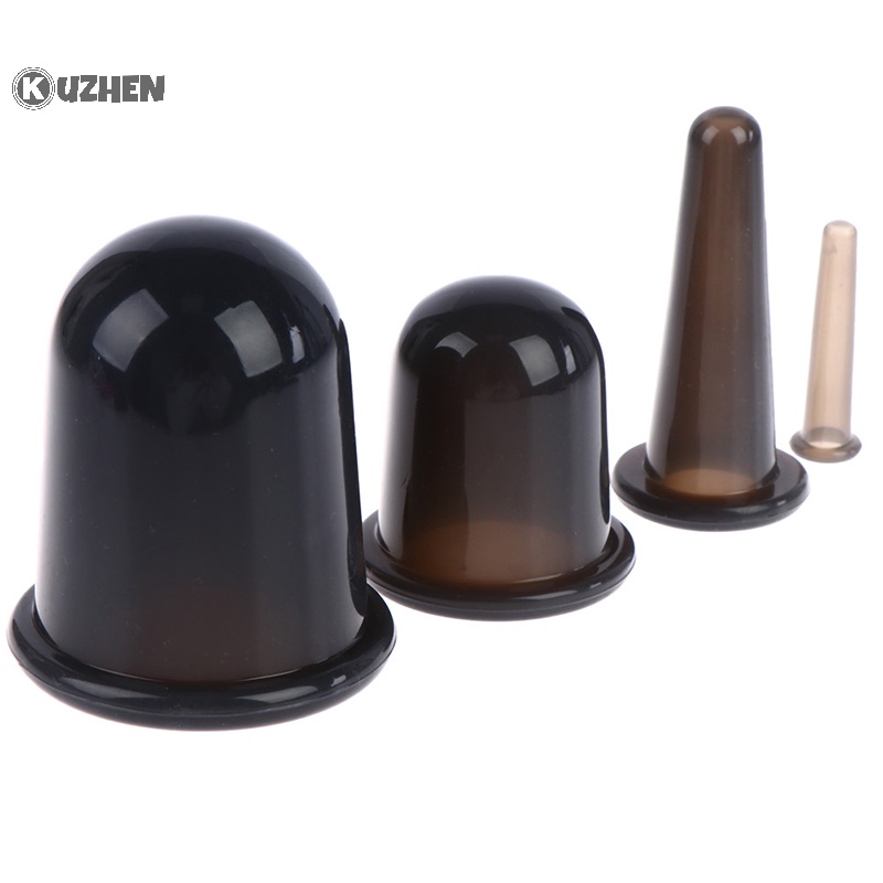 Kuzhen đen silicone giác hơi hút chân không lifg mặt mặt mắt cốc massage nóng