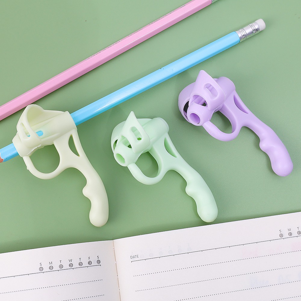 Silicone Kẹp Silicon Năm Ngón Tập Điều Chỉnh Tư Thế Ngón Tay / Viết Đúng Tư Thế Cầm Bút / Dụng Cụ Kẹp Bút Chì Cho Bé