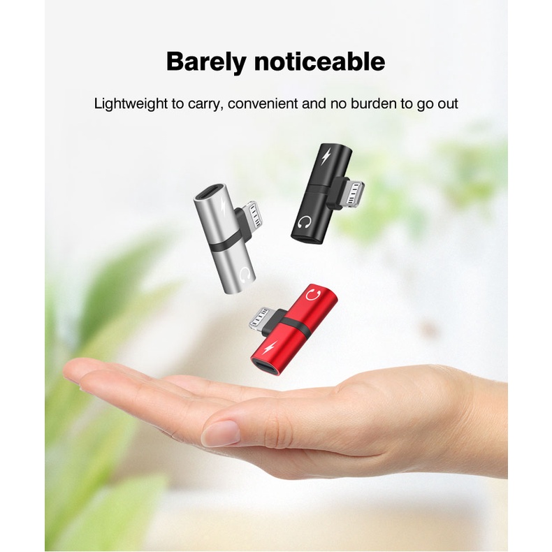 Lighting to aux 3.5mm adapter jack tai nghe lighting to dual lighting adaptet for iphone 8 14 plus x xs 11 12 13 mini pro max