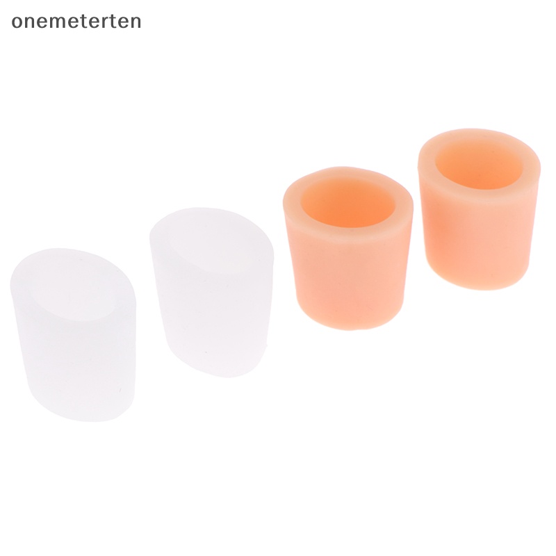 Rten 1 cặp đuôi ngón tay silicone gel bảo vệ ngón chân ống tay áo bắp phồng rộp bunion corrector straightener protector foot care n