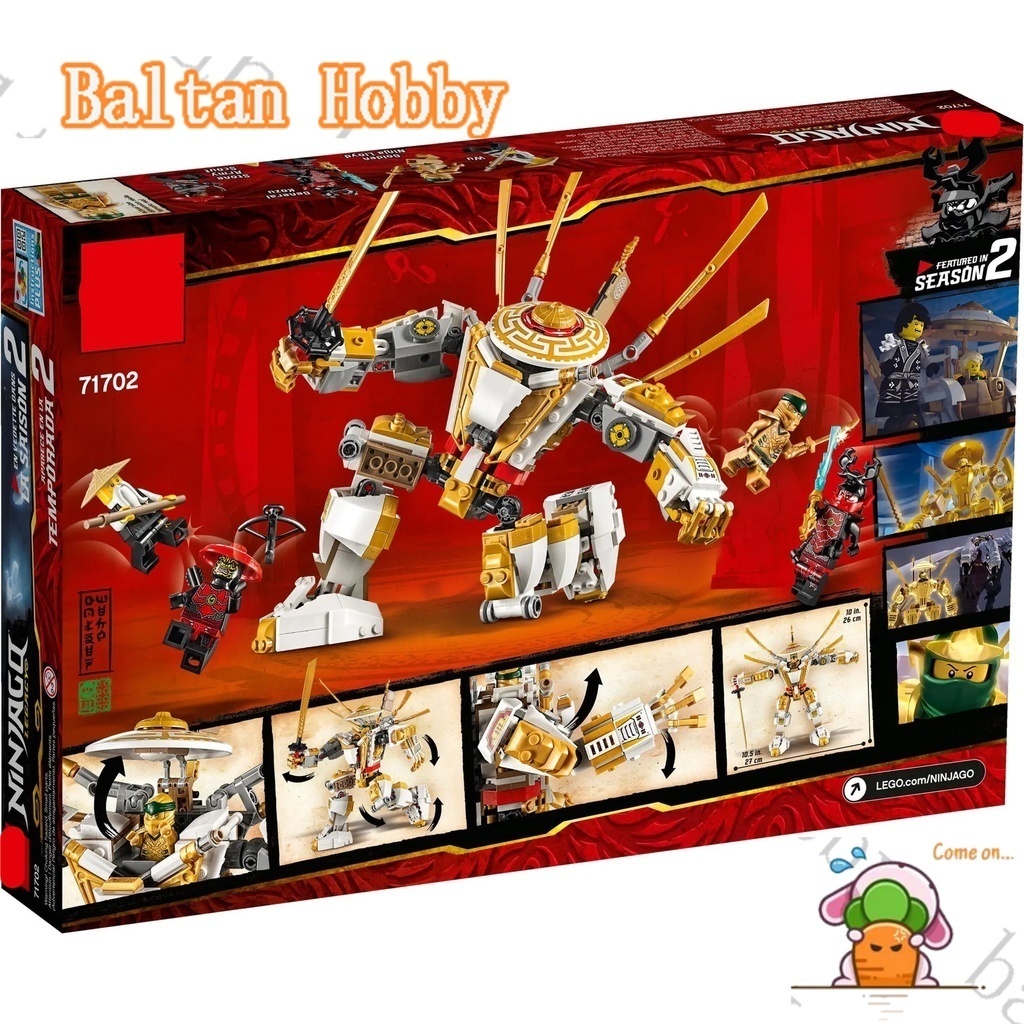 Baltan toy bh1 tương thích với / ninjago / golden mech / 71702/11492 / building block / boy / toy en5