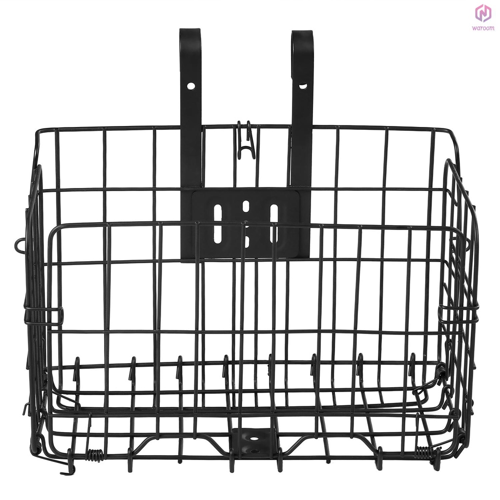 Giỏ Đựng Đồ Gắn Tay Lái Xe Đạp Có Thể Tháo Rời Bằng Dây Thép Tiện Lợi 15 #