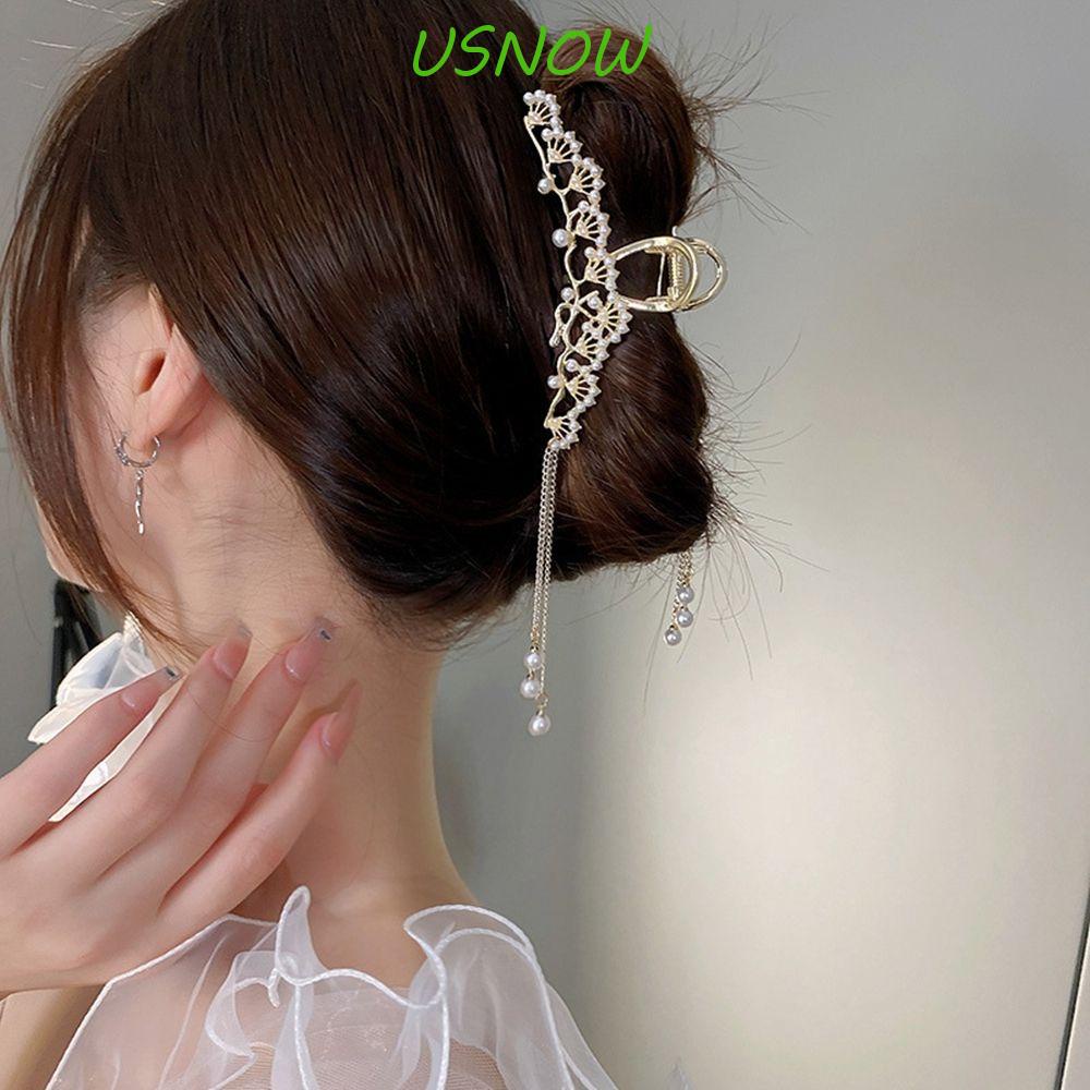 Kẹp Tóc Hình Cá Mập / Hoa Khoét Rỗng Dễ Thương Phong Cách Cổ Điển Cho Nữ