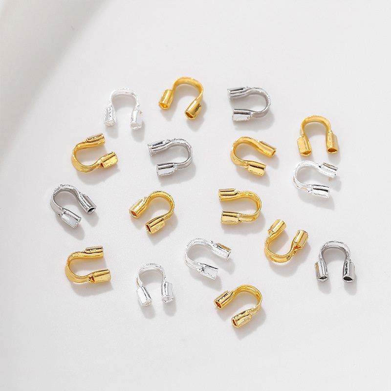 Khóa Cài Mạ Vàng 18k Hình Chữ U Dùng Làm Vòng Tay DIY