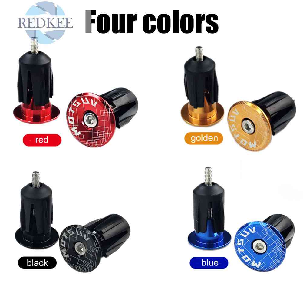 Set 2 Nút Gắn Tay Lái Xe Đạp MTB Bằng Hợp Kim Nhôm