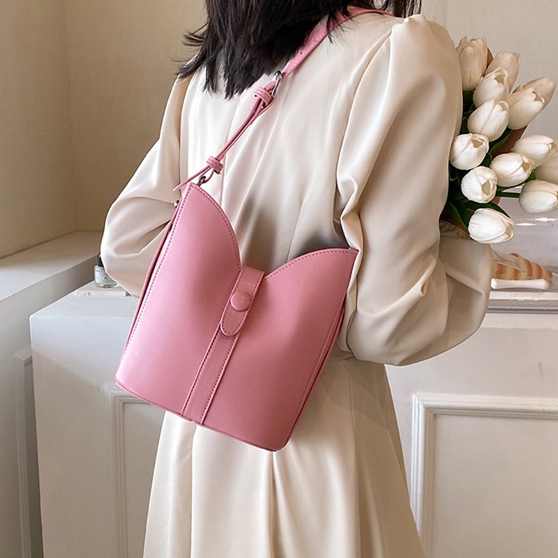 Túi Đeo Vai Bằng Da pu Thiết Kế Đơn Giản Dễ Phối Đồ Thời Trang Cho Nữ