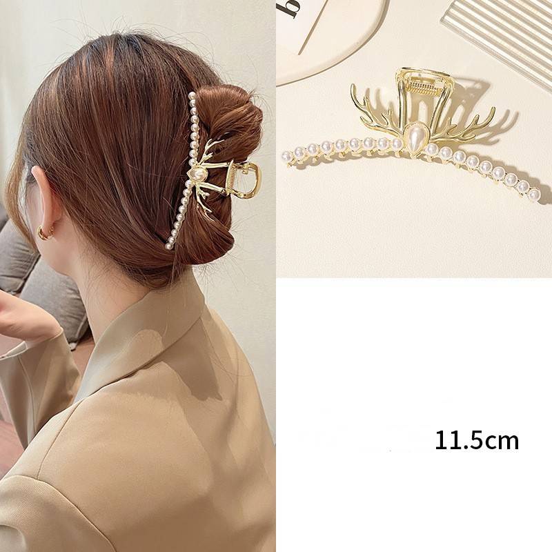 Kẹp Tóc Đính Ngọc Trai Thời Trang Hàn Quốc Thanh Lịch Cho Nữ