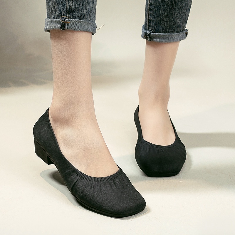 Sandal Cao Gót Mũi Vuông Thiết Kế Mới Thời Trang Theo Phong Cách Hàn Quốc