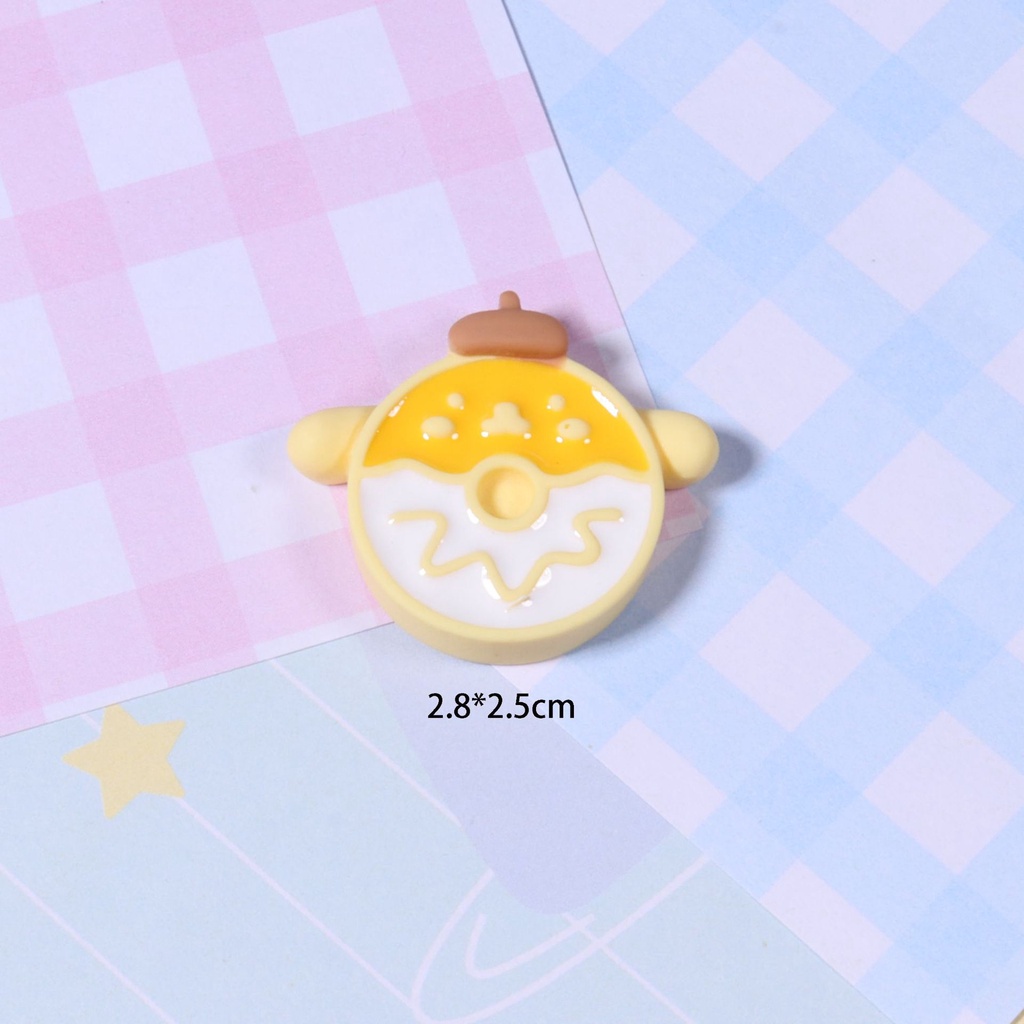 Charm trang trí nhân vật hoạt hình SANRIO | charm deco điện thoại kẹp tóc DIY