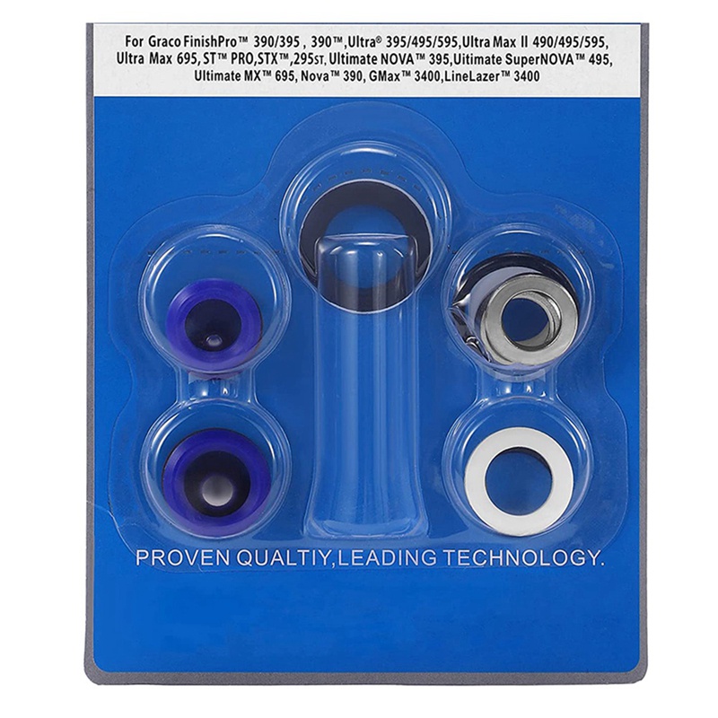 244194 Bộ Dụng Cụ Phun Sơn Chất Lượng Cao Bằng Thép Không Gỉ + Cao Su Cho Máy Phun Sơn 295 390 395 490 495 595 3400