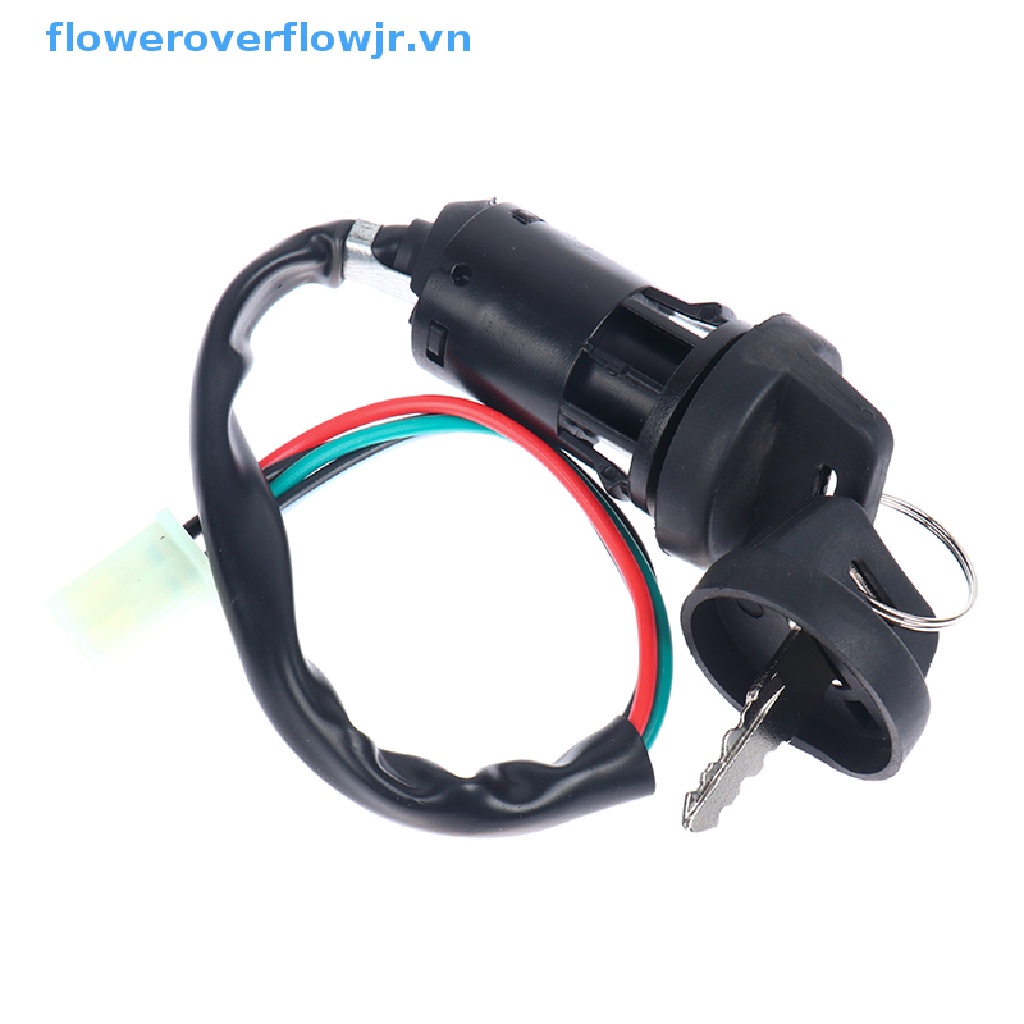 Công Tắc Đánh Lửa 4 Dây + 2 Chìa Khóa Cho Xe Máy ATV