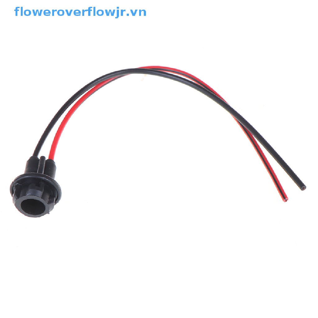 2 Chuôi Bóng Đèn T10 W5W Bằng Cao Su Mềm Cho Xe Hơi