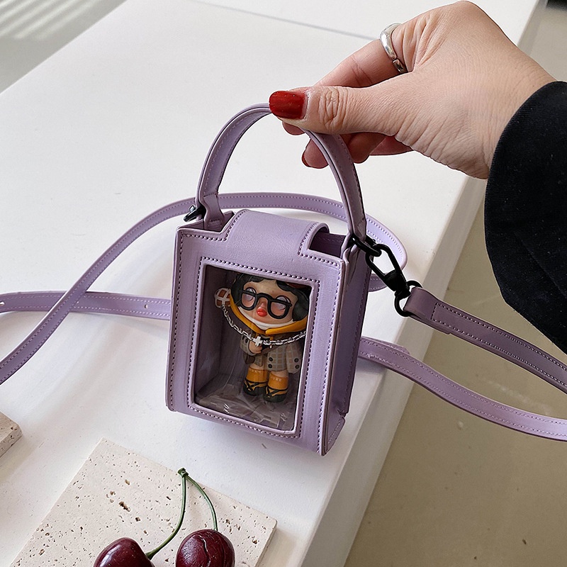 Túi Đeo Chéo Mini Trong Suốt Phong Cách Hàn Quốc Mới 2023