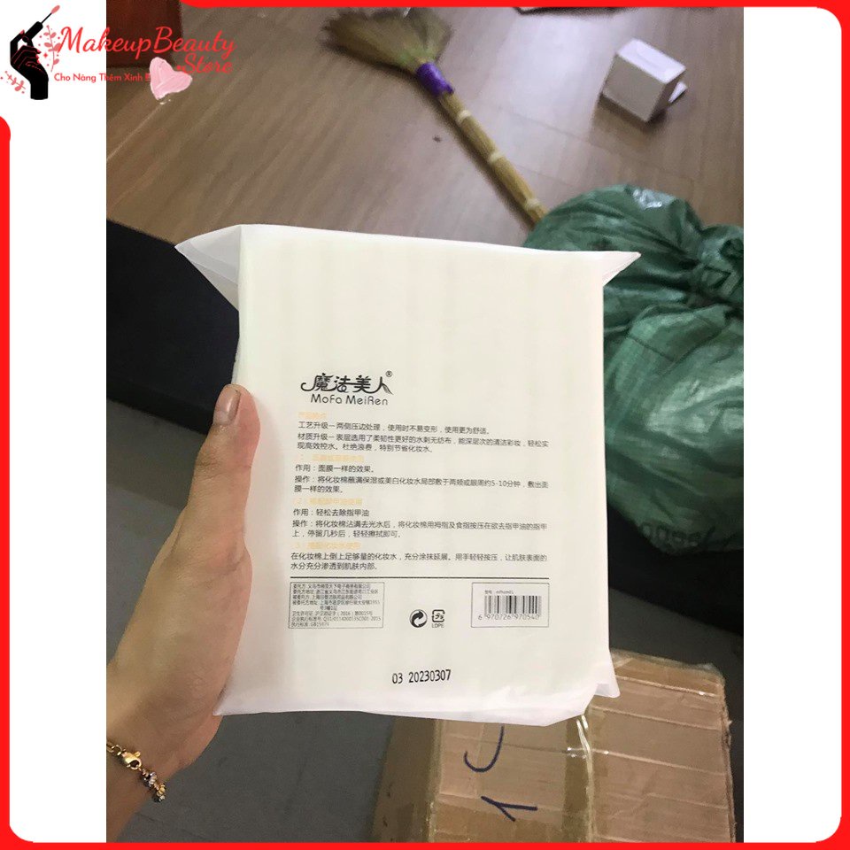 Bông tẩy trang cotton pads 222 miếng MS 238