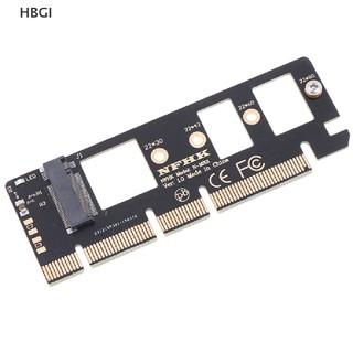 Hbgi> 1*nvme m.2 ngff ssd to pci-e pci express 3.0 16x x4 adapter riser card converte hot