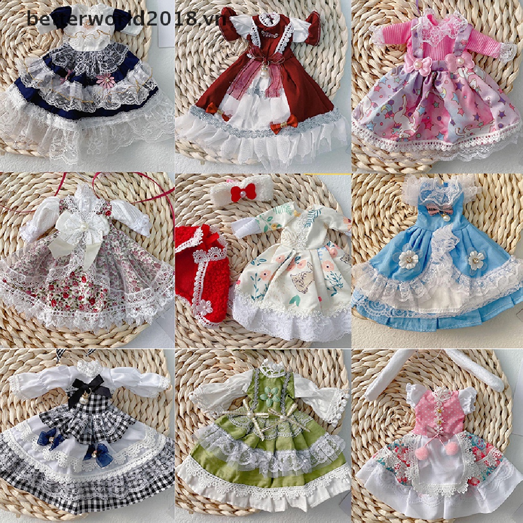 Đầm Công Chúa Thời Trang Cho Búp Bê 1 / 6 30cm