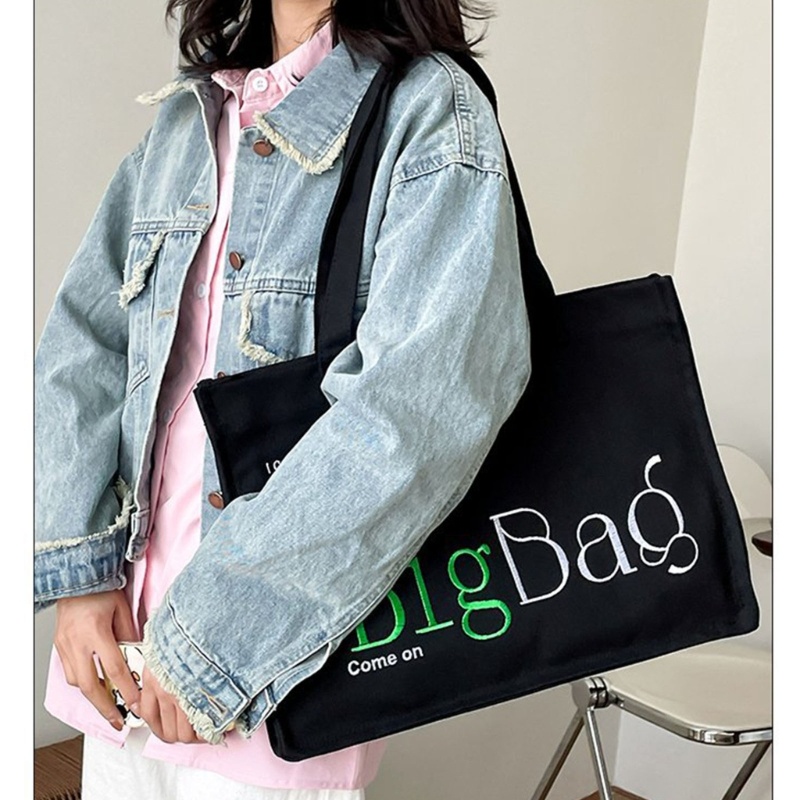 Túi Xách Canvas Tái Sử Dụng Nhiều Lần Cho Nữ