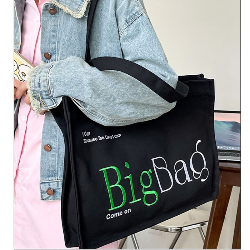 Túi Xách Canvas Tái Sử Dụng Nhiều Lần Cho Nữ