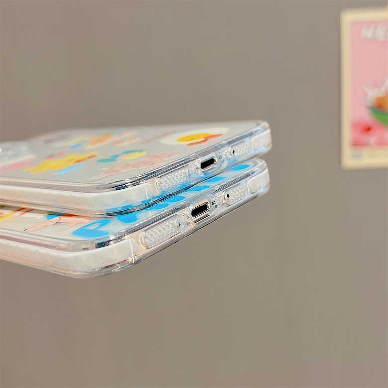 Ốp Điện Thoại TPU Dẻo Họa Tiết Hoạt Hình Gấu Trúc Dễ Thương Chống Rơi Cho iphone 13 14 12 11 pro max