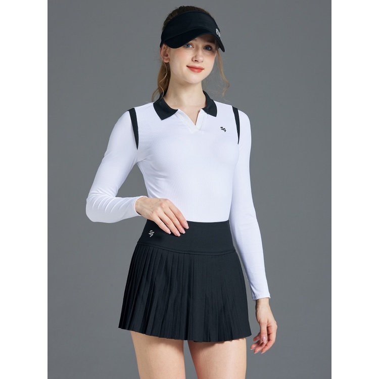 Chân Váy Xếp Ly Ôm Dáng Phong Cách Hàn Quốc Mới Cho Nữ Chơi Golf J2E2