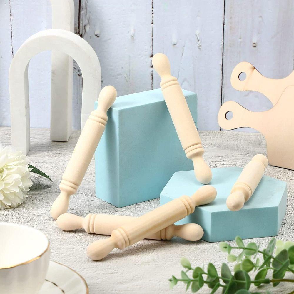 Cây Lăn Bột Làm Bánh Pizza Bằng Gỗ Thiết Kế Sáng Tạo Cho Bé
