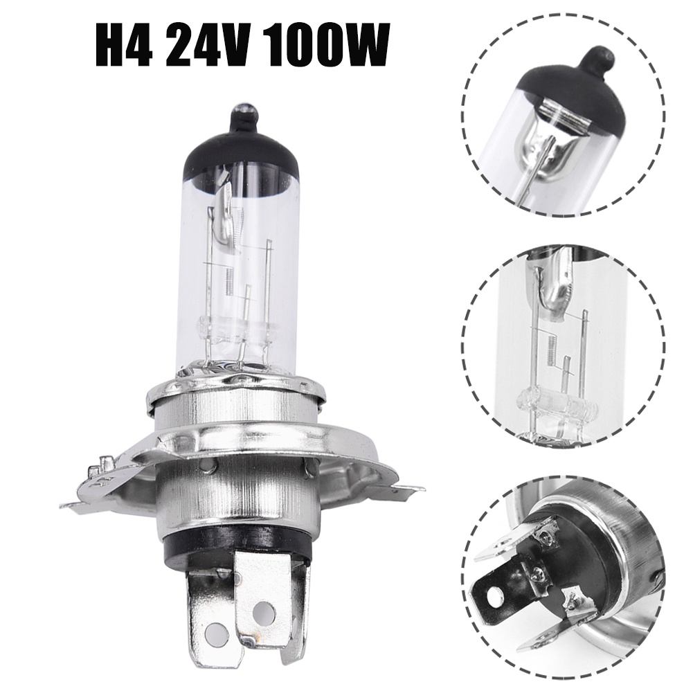 Bóng Đèn Pha Xe Hơi 24V 3200K Loại H4 Chống Thấm Nước Chất Lượng Cao
