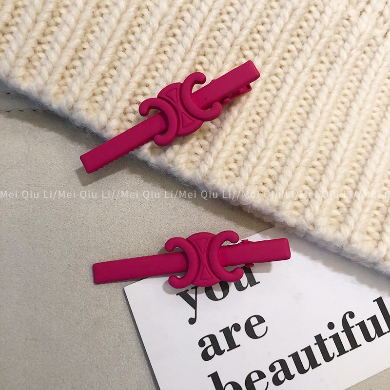 Kẹp Tóc Mỏ Vịt Bằng Hợp Kim Màu Kẹo Ngọt Thời Trang Hàn Quốc