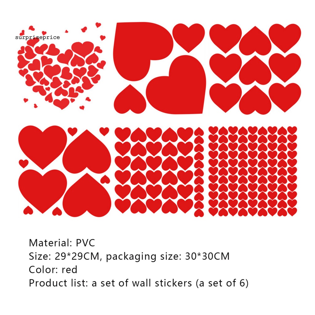 Bộ 6 Miếng Dán Tường Bằng PVC Chống Thấm Nước Không Bị Nhòe Tiện Dụng Cho SPA / Phòng Ngủ