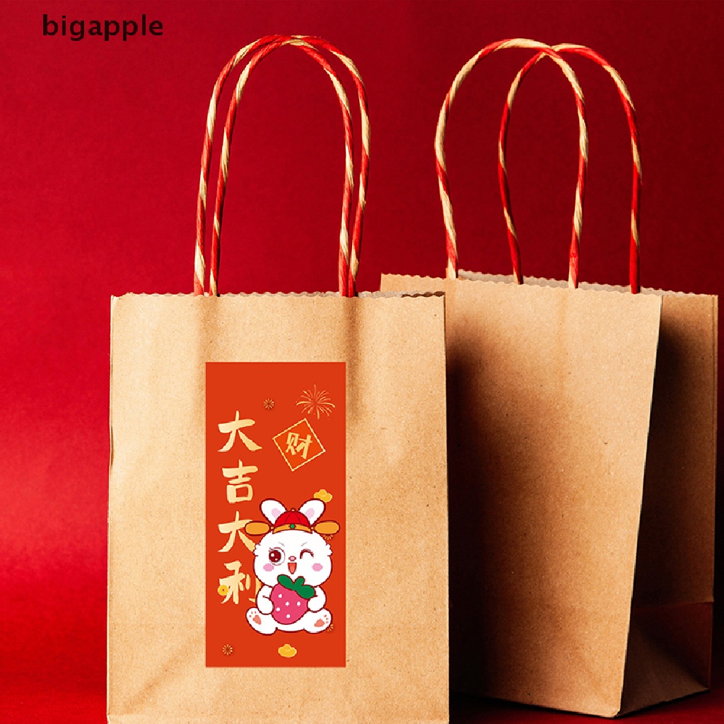 Set 500 Miếng Dán Họa Tiết Thỏ Hoạt Hình Trang Trí Giáng Sinh Năm Mới 2023