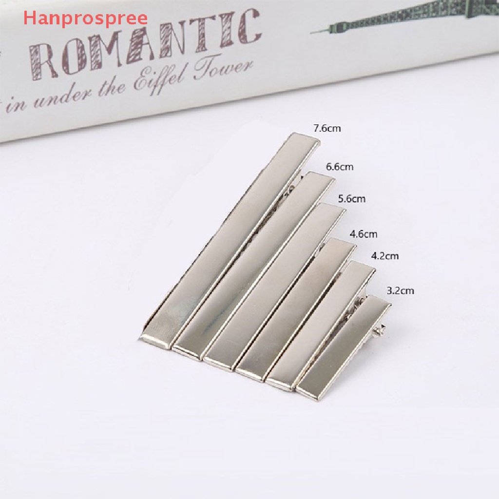 Set 50 Kẹp Tóc Cá Sấu Bằng Kim Loại Có Răng Kẹp DIY