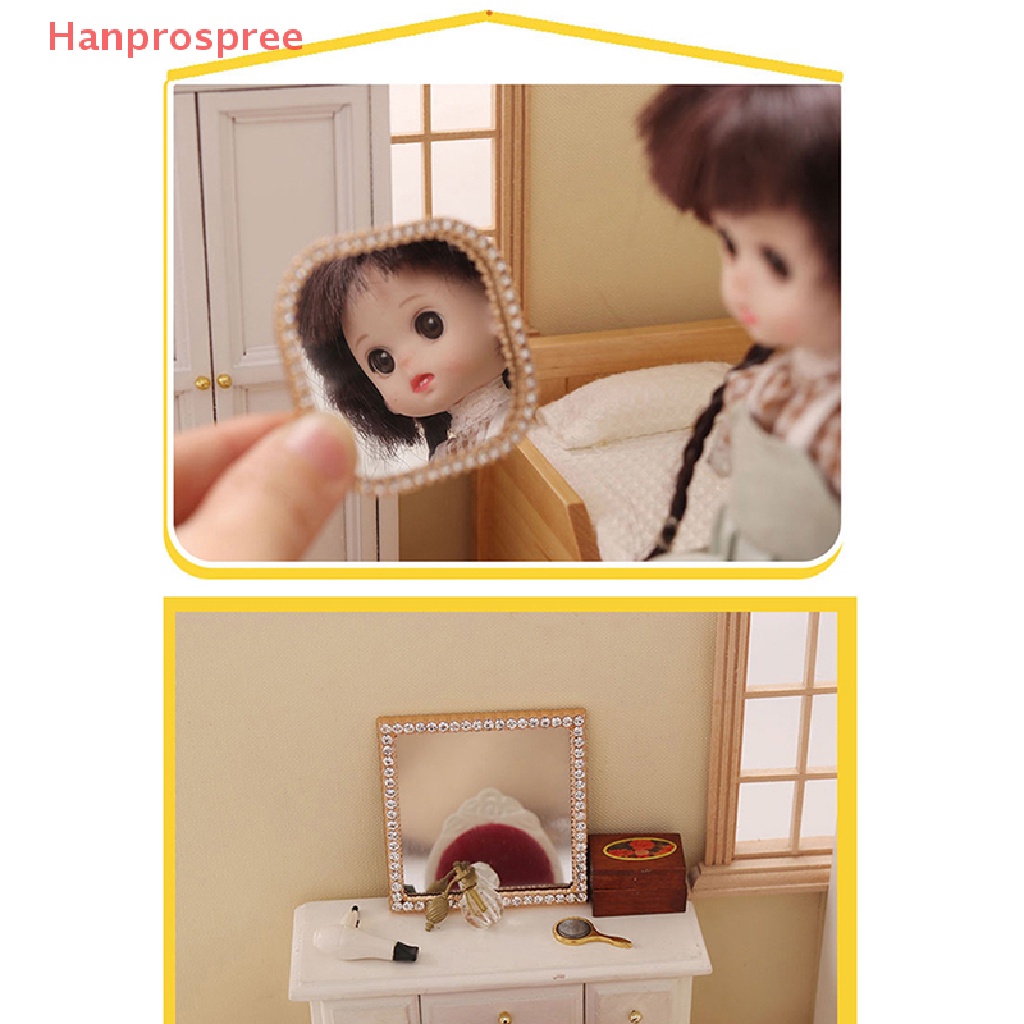 Gương Trang Điểm Mini Tỉ Lệ 1: 12 Cho Nhà Búp Bê