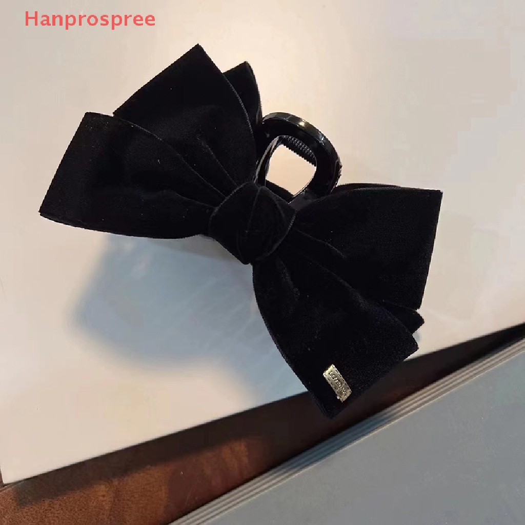 Kẹp Tóc Nơ Chéo Hai Mặt Màu Trơn Thanh Lịch Cho Nữ