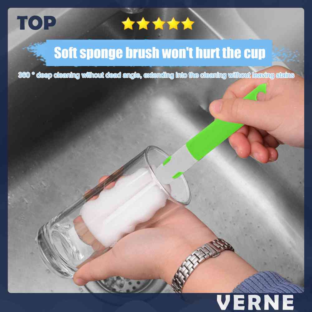 Cọ Rửa Bình Nước Cán Dài 30CM Có Thể Tháo Rời