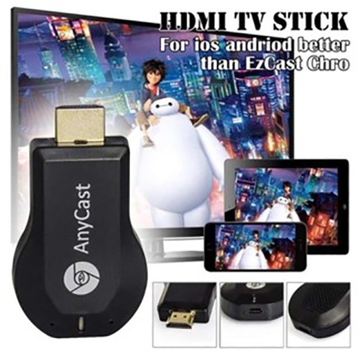 Thiết Bị Kết Nối AnyCast Miracast 1080P M12 Plus Wifi HDMI DLNA TV Feiy