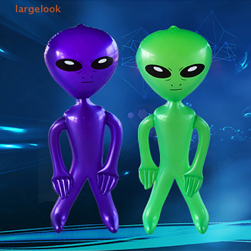 1 Mô Hình Người Ngoài Hành Tinh Bơm Hơi PVC Trang Trí Tiệc