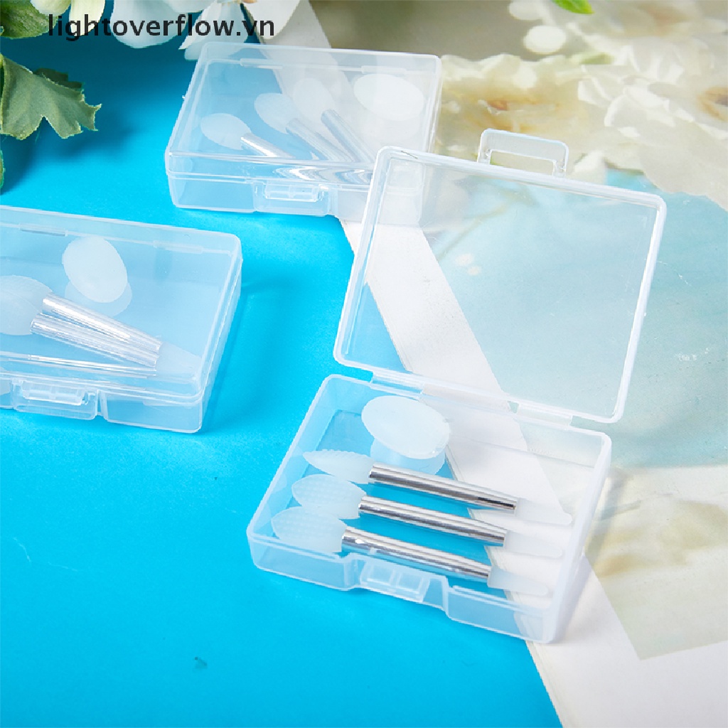 Cọ Đắp Mặt Nạ Môi Hai Đầu Bằng Silicon Kèm Cốc Hút Chống Bụi