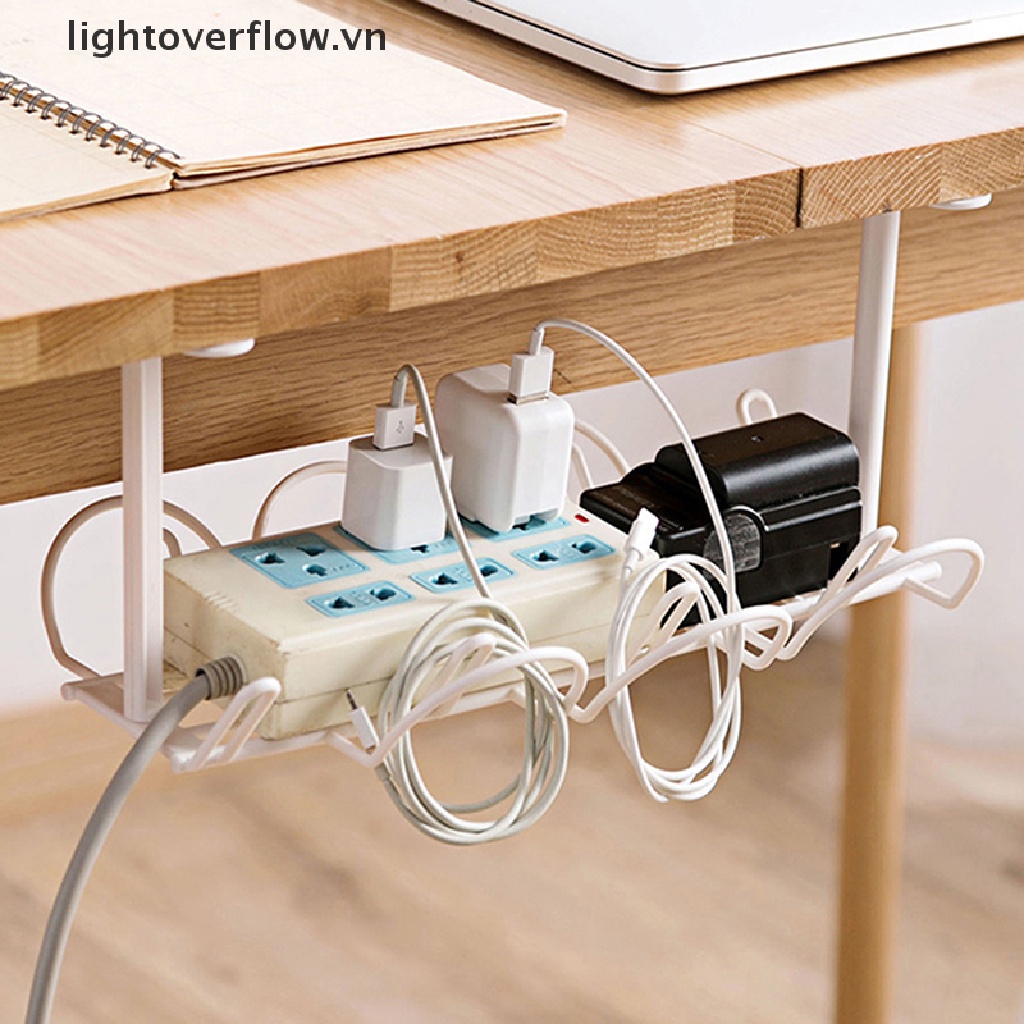 Giỏ Treo Đáy Ổ Cắm Điện / Dây Cáp Gọn Gàng Tiện Dụng