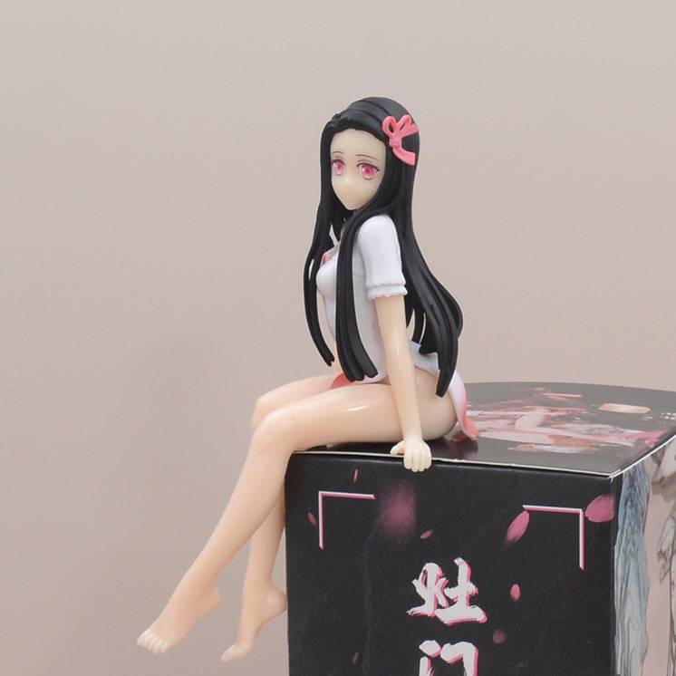 Mô Hình Nhân Vật Nezuko Mặc Sườn Xám Trong Demon Slayer Trang Trí Nhà Cửa