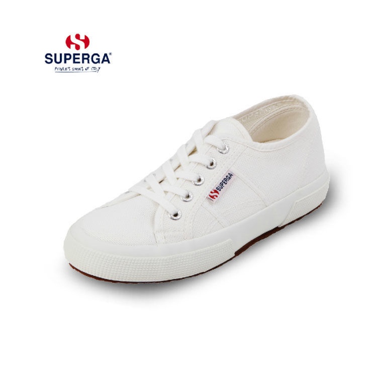 Giày Thể Thao Canvas 2750 superga I8G8 Màu Trắng Phong Cách Hàn Quốc Cổ Điển Thời Trang Cho Nam Và Nữ