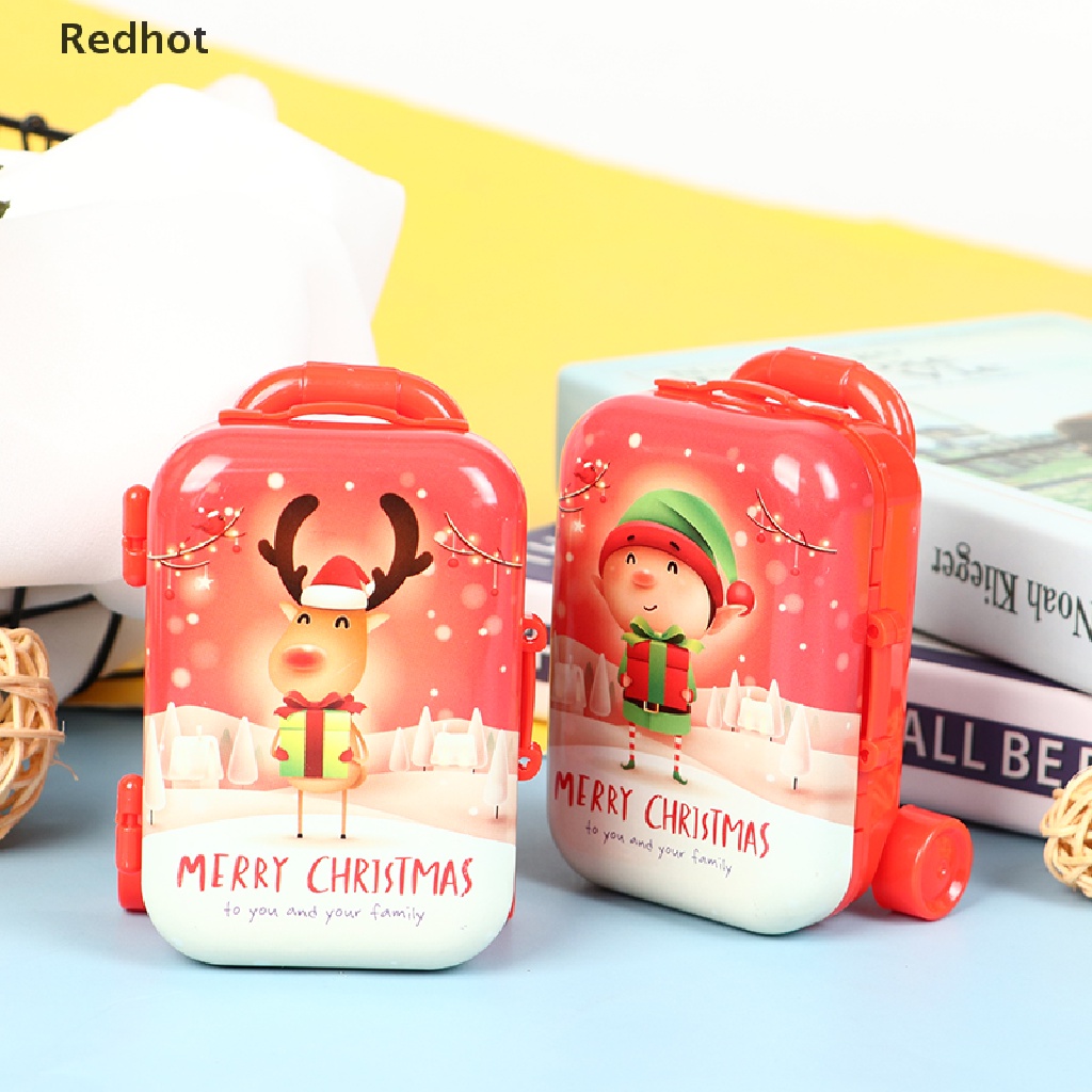 < Redhot > Mới Túi Xách Tay Mini Bằng Kim Loại Trang Trí Giáng Sinh Cho Nhà Búp Bê