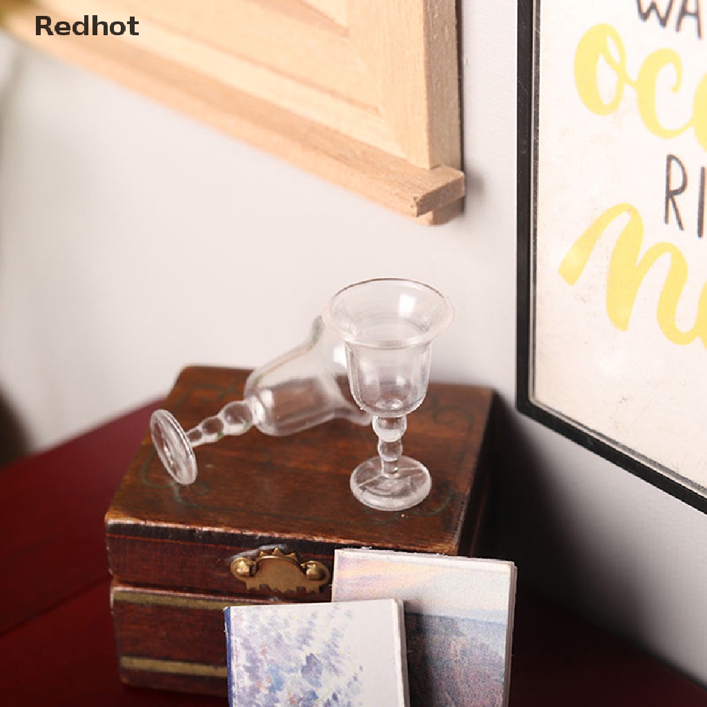 Bộ 4 Ly Rượu Thu Nhỏ Trang Trí Nhà Búp Bê