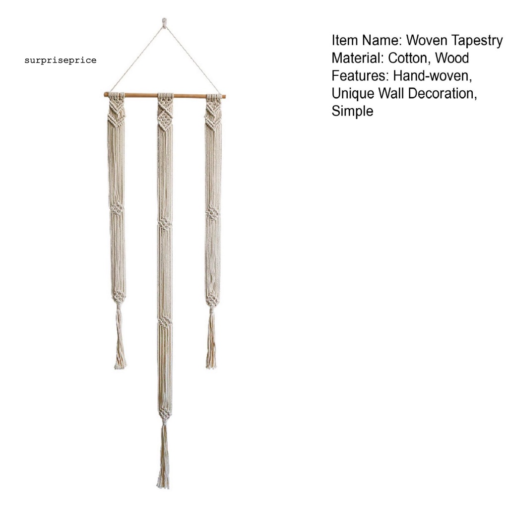 Thảm Dệt Treo Tường Trang Trí Phong Cách Boho