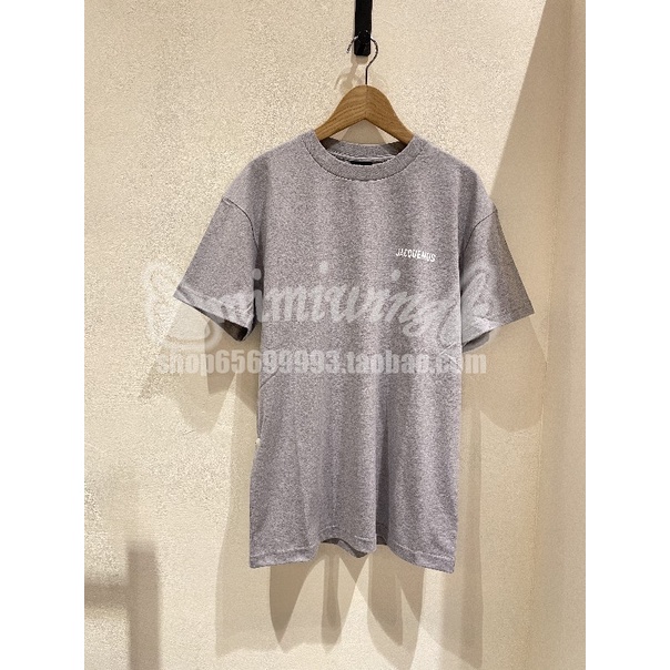 Áo Thun Tay Ngắn Cổ Tròn In LOGO JACQUEMUS Thời Trang Mùa Xuân 2070 Cho Nam Và Nữ
